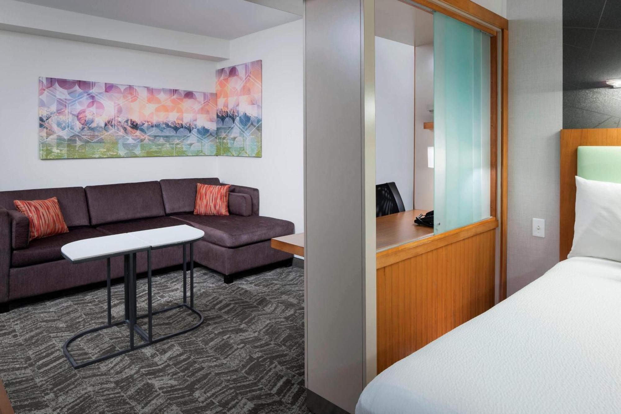 Springhill Suites By Marriott Salt Lake City Airport Exterior foto